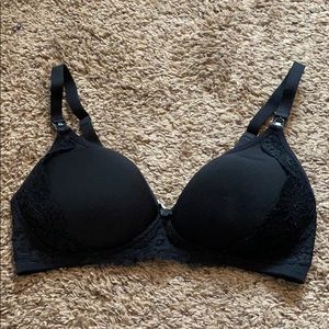 🛍Black lace nursing bra by Rosie Pope